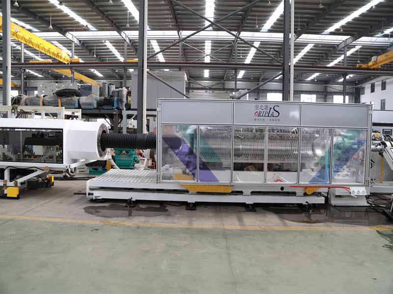 HDPE/PP卧式双壁波纹管生产线